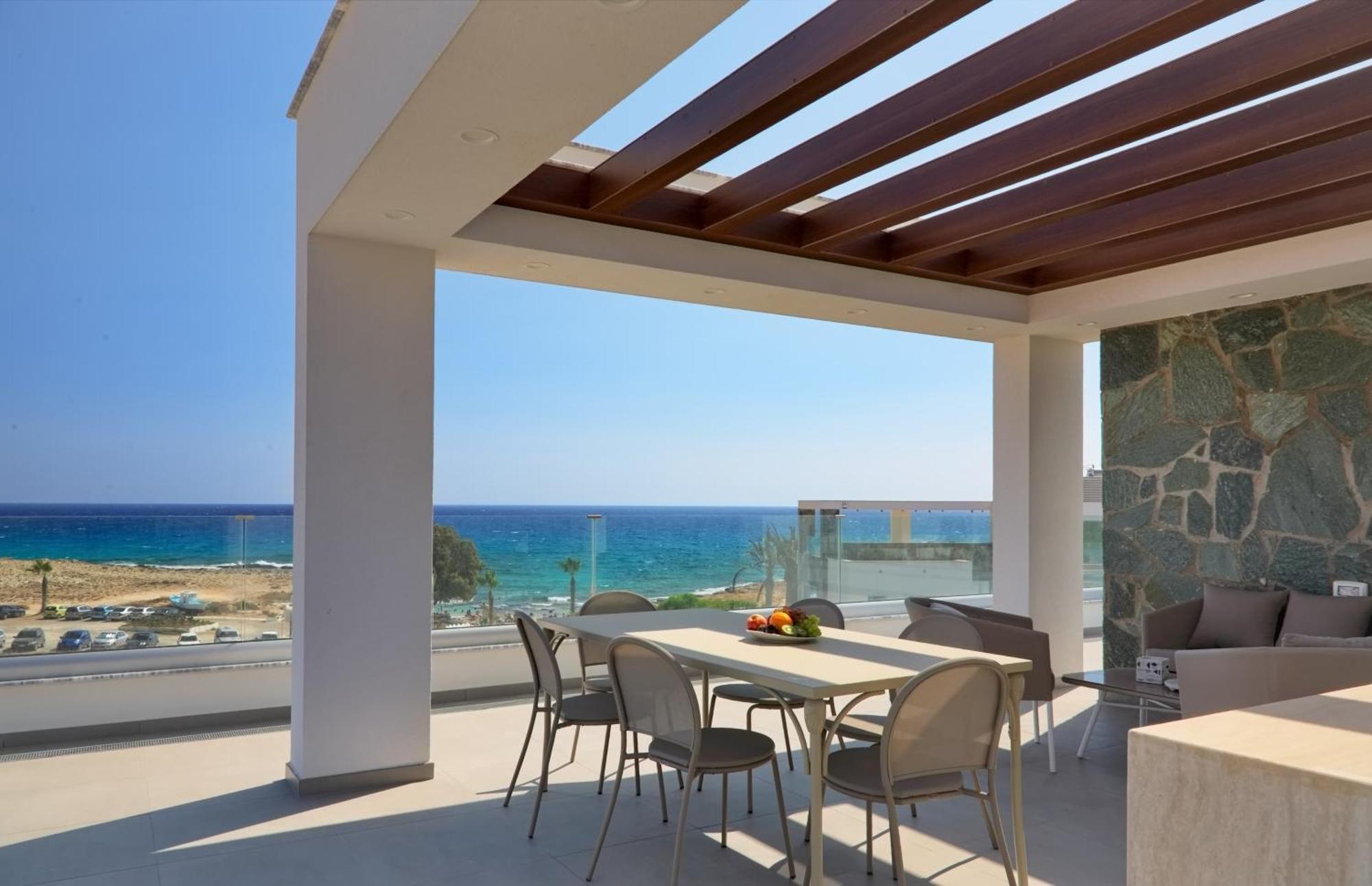Beachfront Luxury Villa Idania Ayia Napa Esterno foto